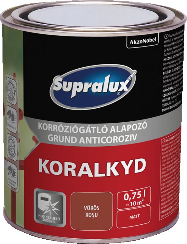 Supralux koralkyd korróziógátló Supralux koralkyd korróziógátló