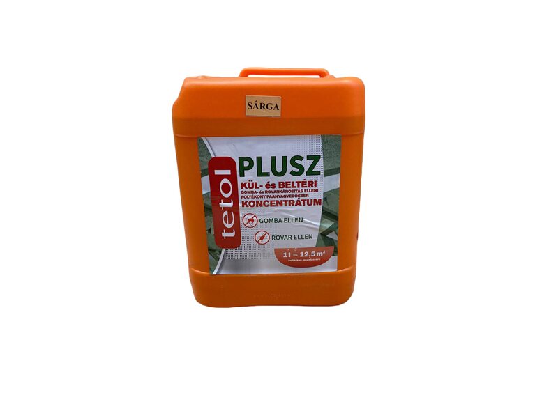 Tetol Plusz faanyagvédőszer koncentrátum sárga